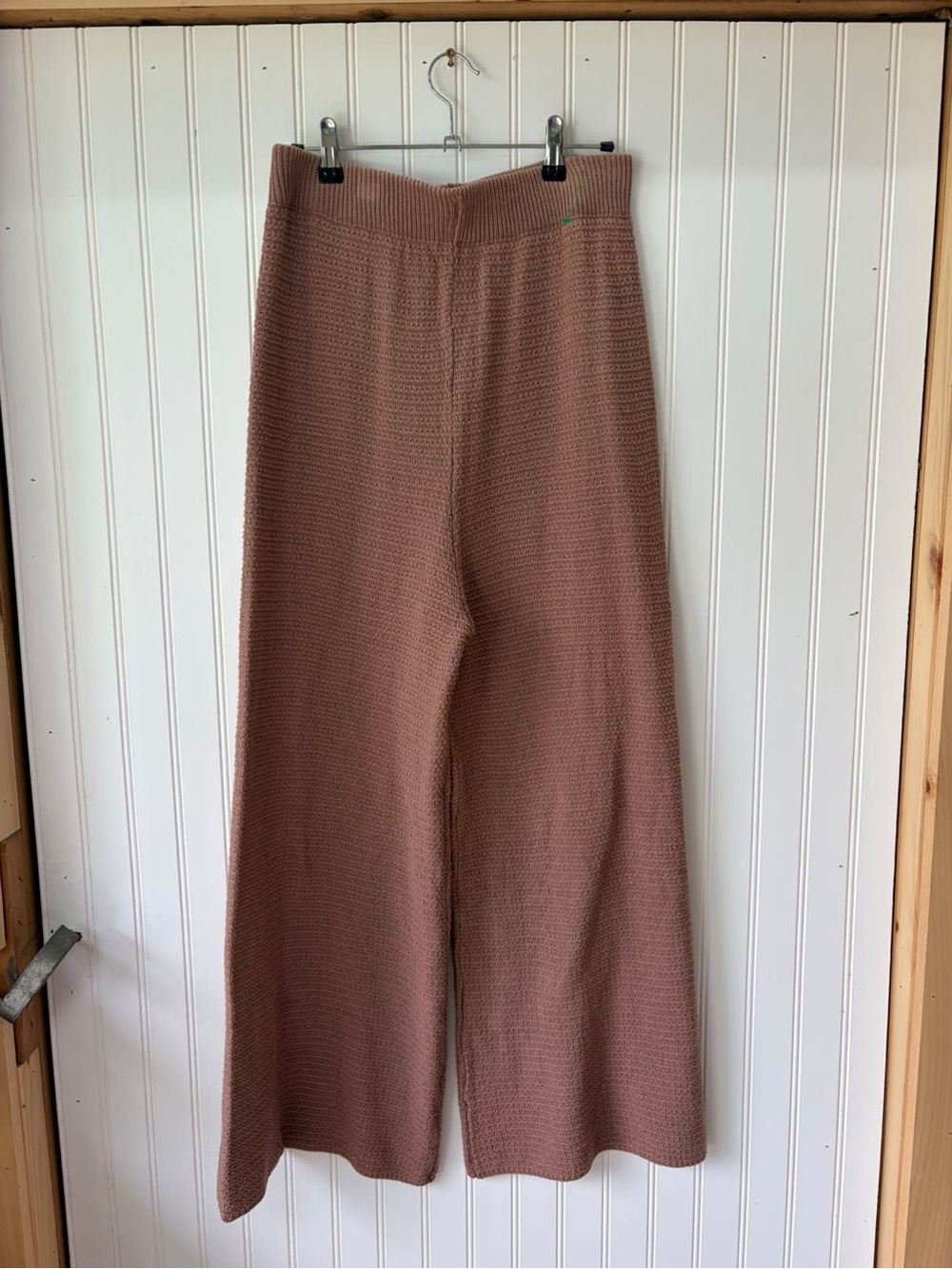 Sincerely Jules Wide-Leg loungewear Knit Pants in brown size large